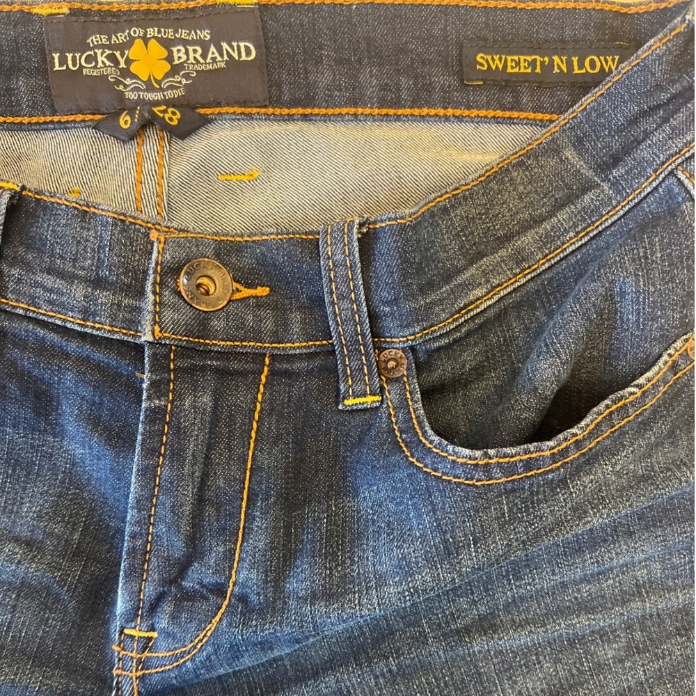 Lucky Brand Sweet N Low‎ Womens Jeans Size 6/28 Dark Wash Denim